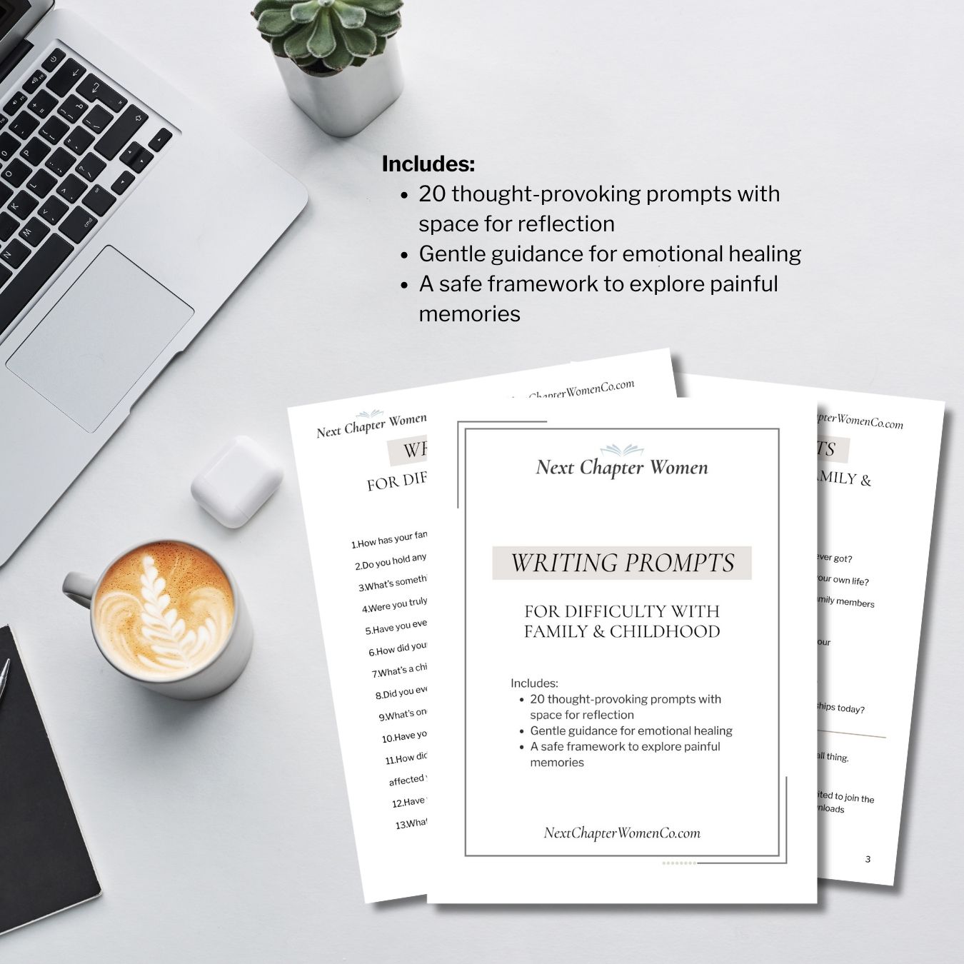 20 Writing Prompts for difficulty with family and childhood - Image 2